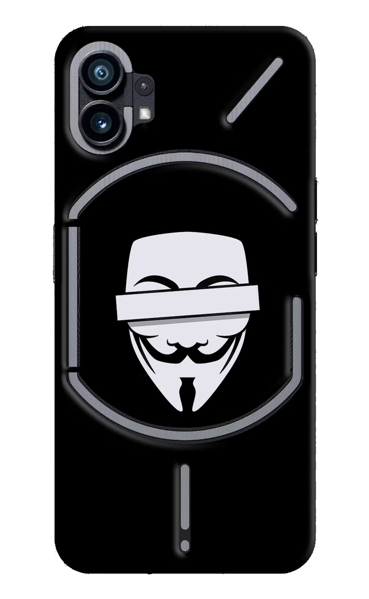 Anonymous Face Nothing Phone 1 Hard Case Back Cover by Casekaro