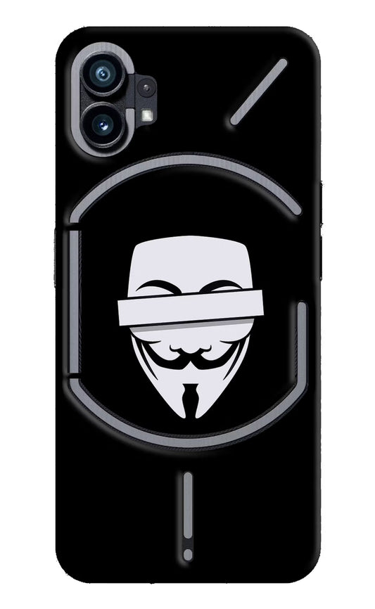 Anonymous Face Nothing Phone 1 Hard Case Back Cover by Casekaro