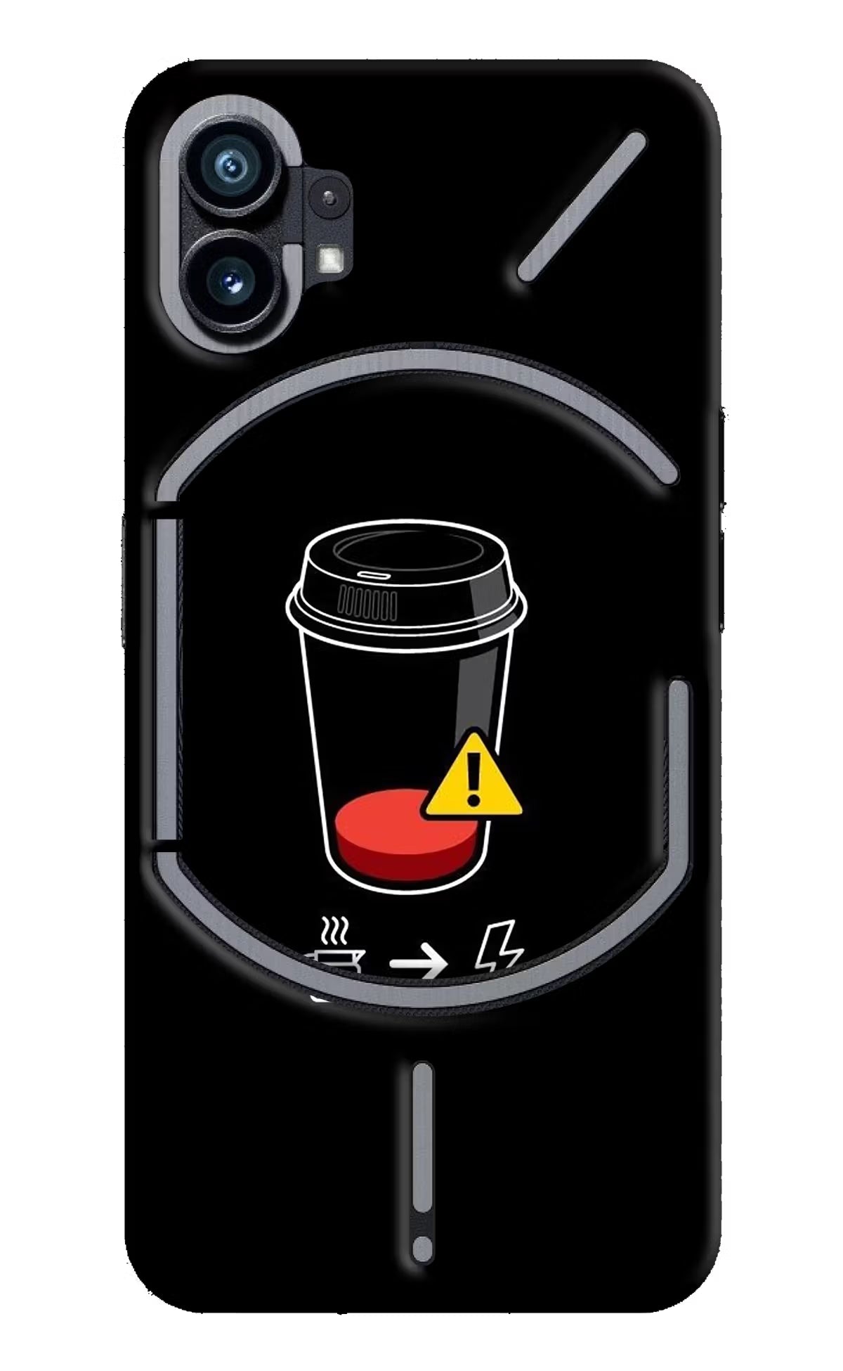 Coffee Nothing Phone 1 Hard Case Back Cover by Casekaro