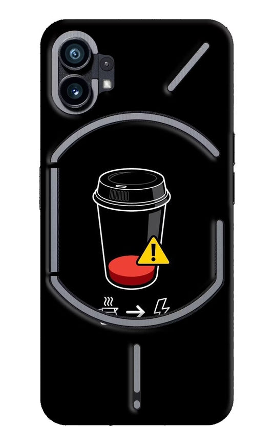 Coffee Nothing Phone 1 Hard Case Back Cover by Casekaro