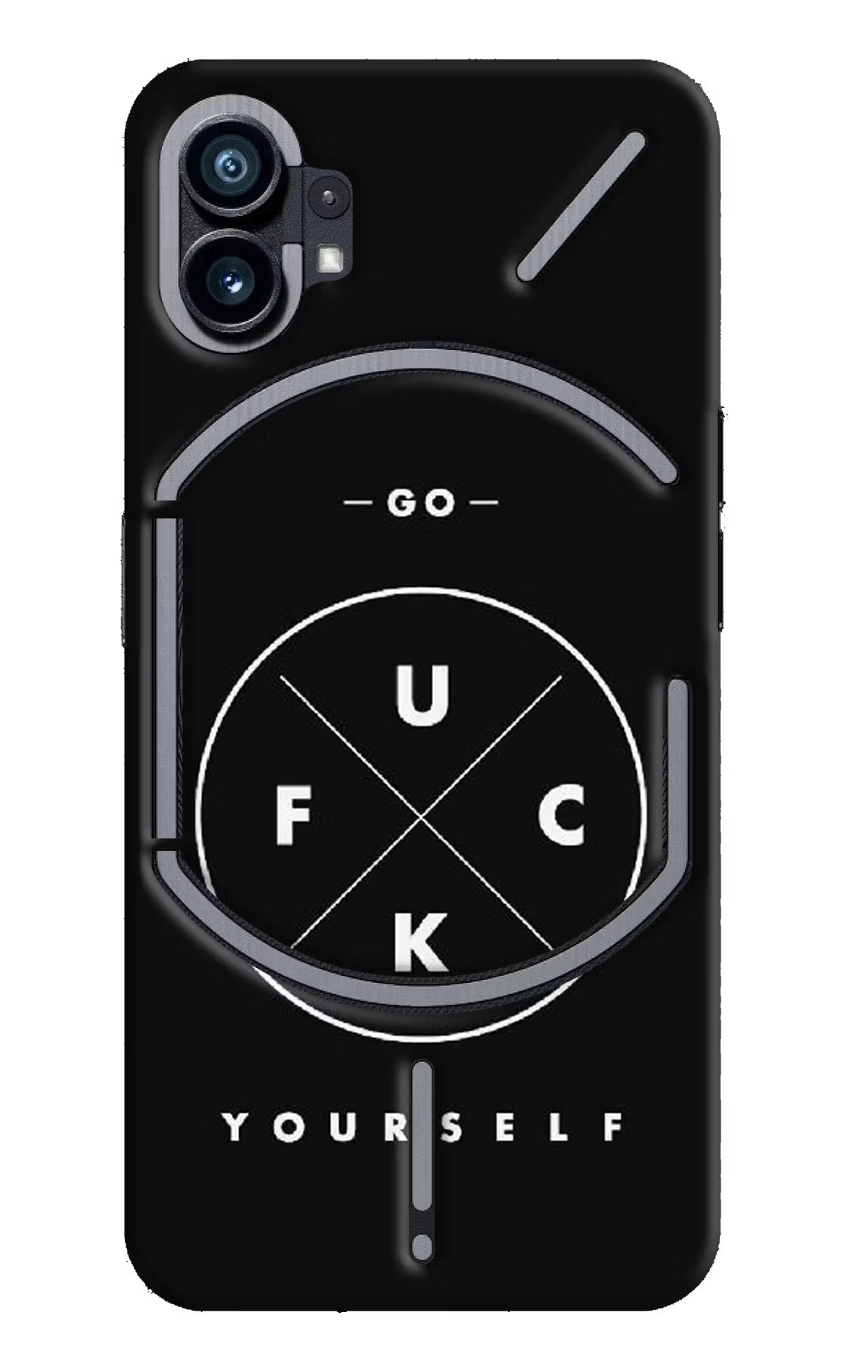 Go Fuck Yourself Nothing Phone 1 Hard Case Back Cover by Casekaro