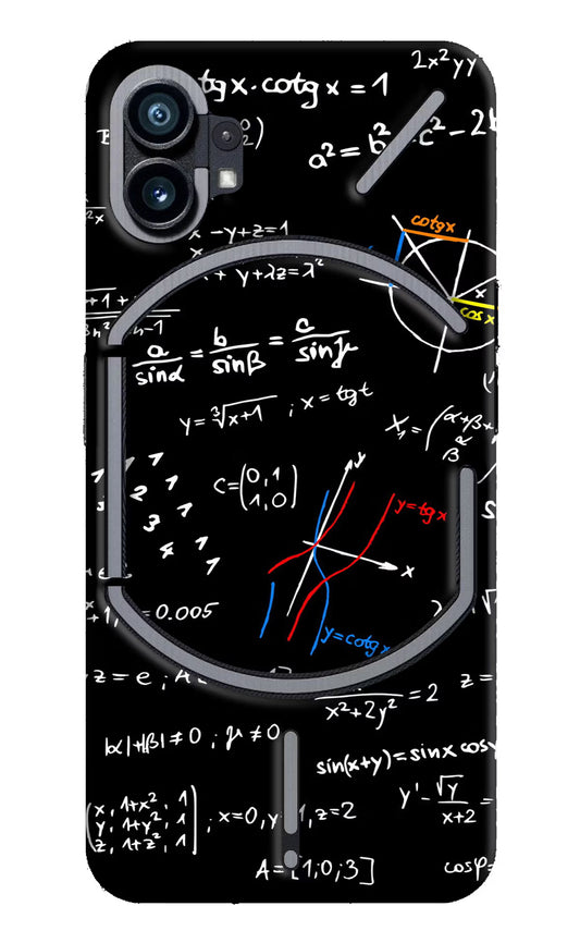 Mathematics Formula Nothing Phone 1 Hard Case Back Cover by Casekaro