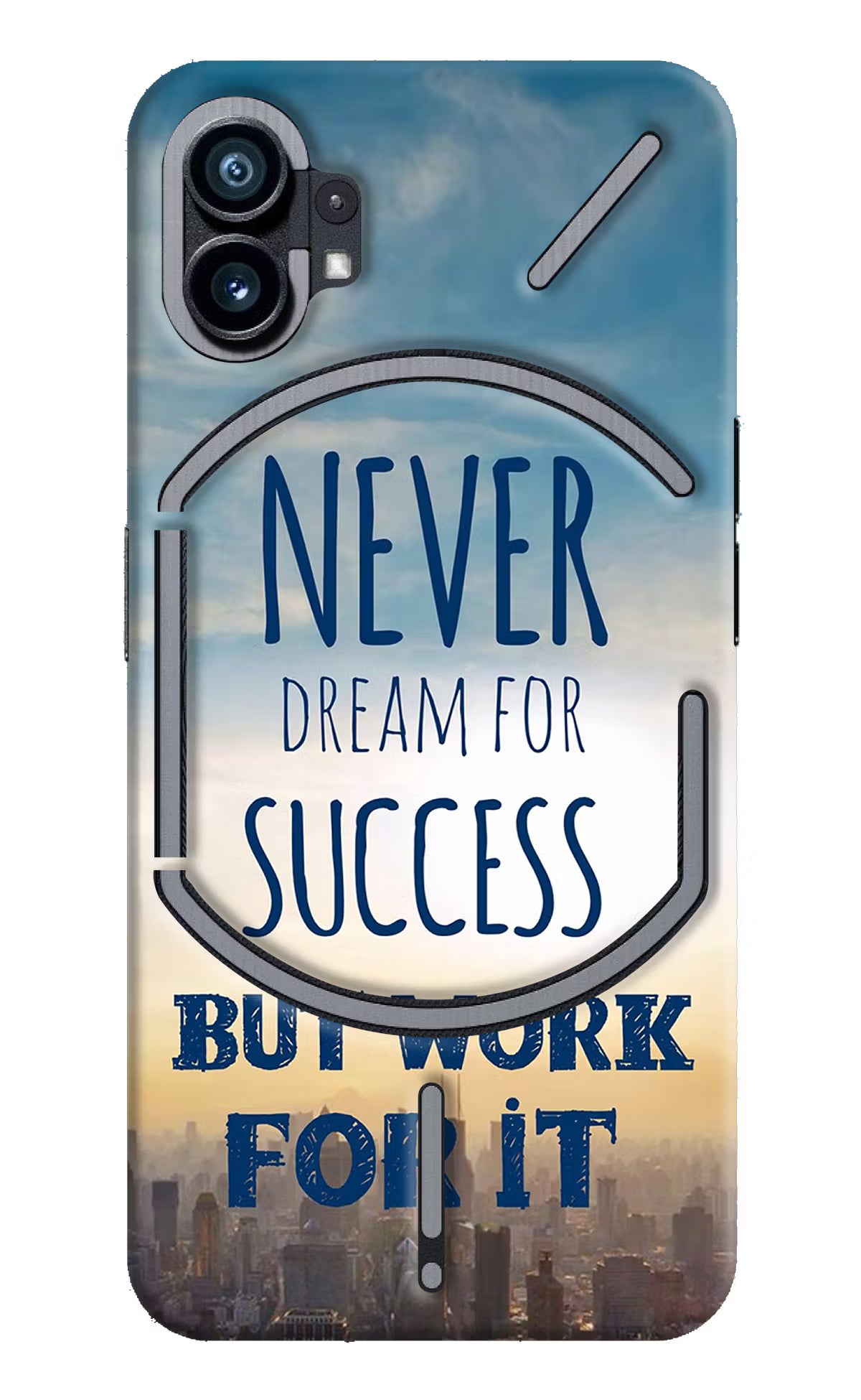 Never Dream For Success But Work For It Nothing Phone 1 Hard Case Back Cover by Casekaro