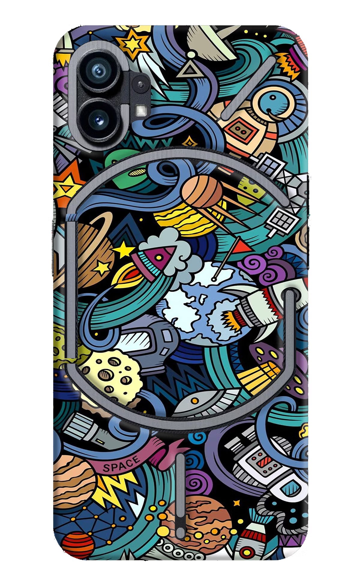 Space Abstract Nothing Phone 1 Hard Case Back Cover by Casekaro