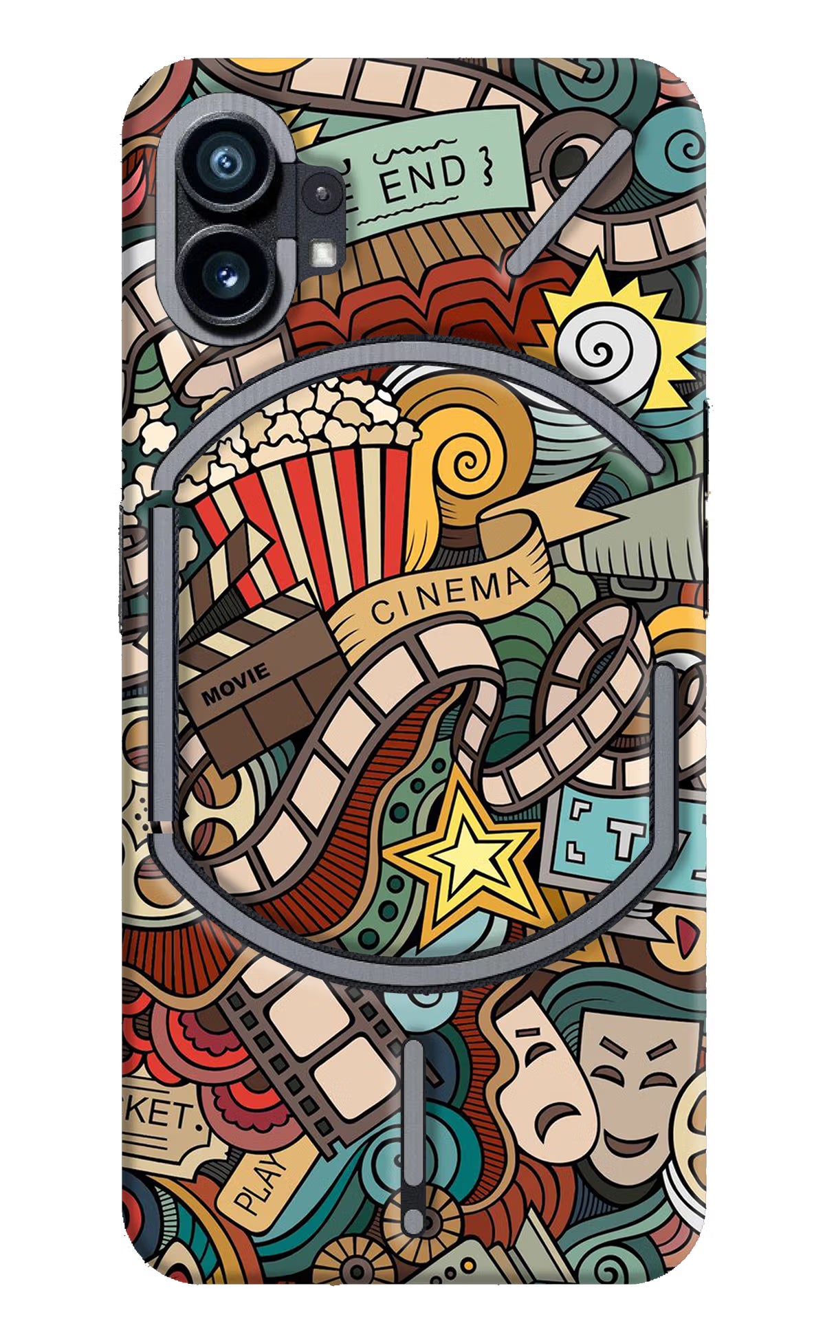 Cinema Abstract Nothing Phone 1 Hard Case Back Cover by Casekaro
