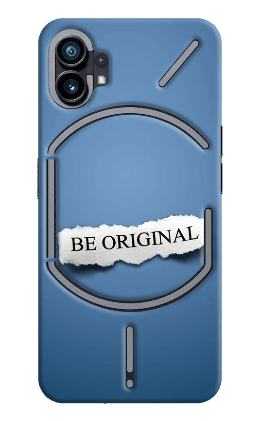 Be Original Nothing Phone 1 Hard Case Back Cover by Casekaro