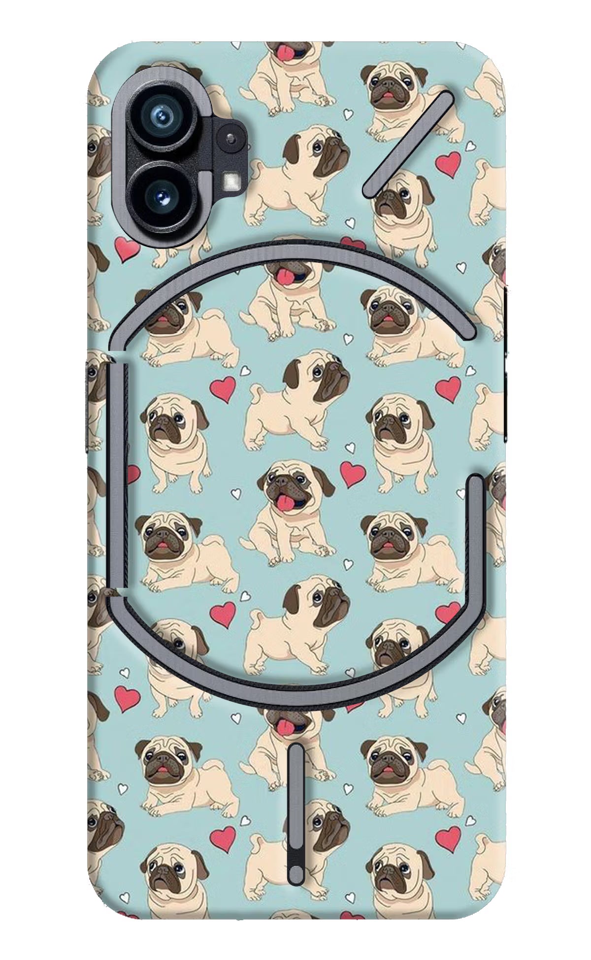 Pug Dog Nothing Phone 1 Hard Case Back Cover by Casekaro