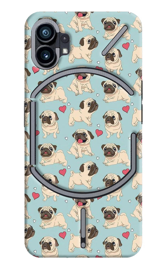 Pug Dog Nothing Phone 1 Hard Case Back Cover by Casekaro