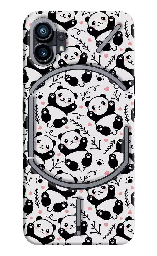 Cute Panda Nothing Phone 1 Hard Case Back Cover by Casekaro