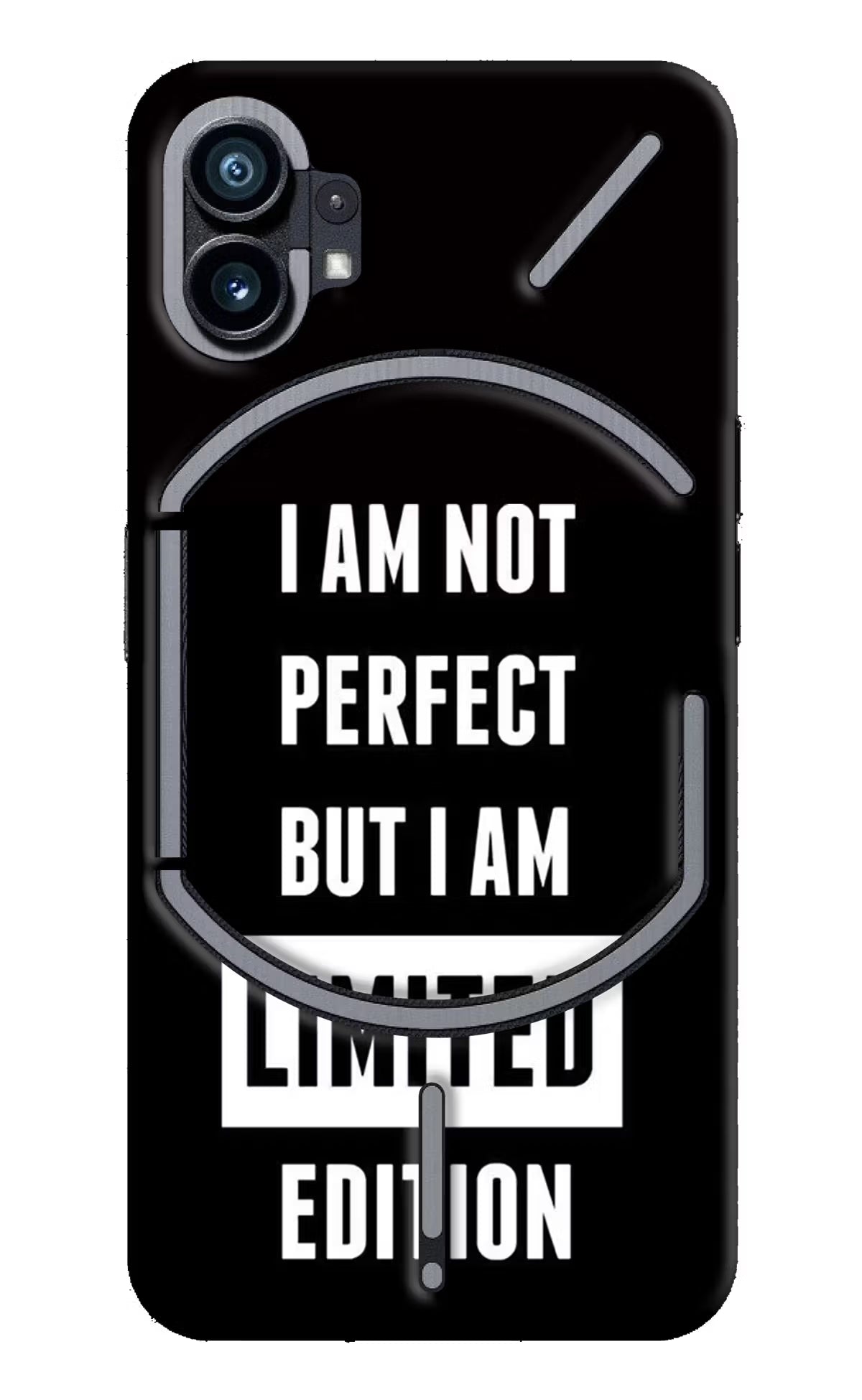 I Am Not Perfect But I Am Limited Edition Nothing Phone 1 Hard Case Back Cover by Casekaro