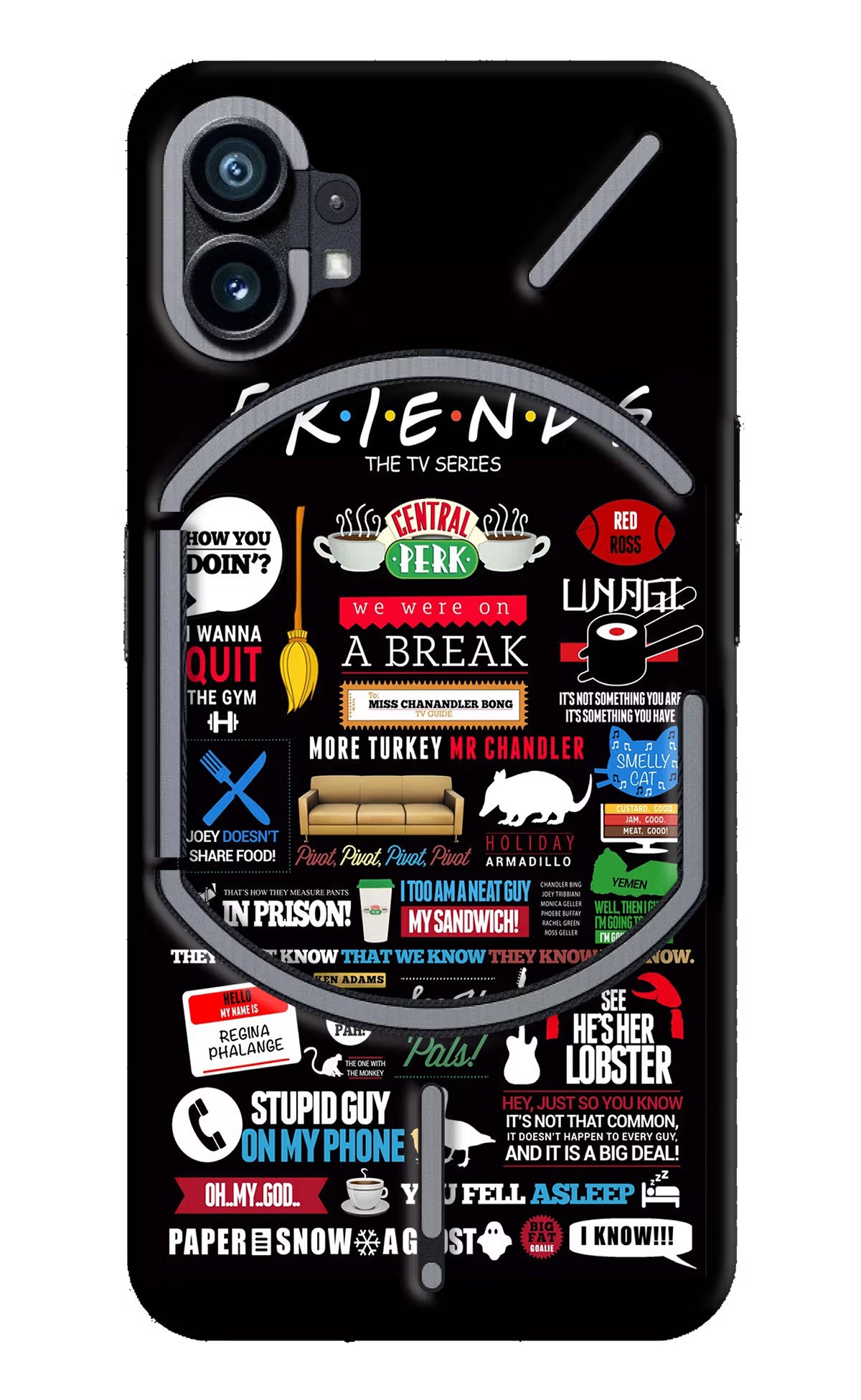 FRIENDS Nothing Phone 1 Hard Case Back Cover by Casekaro