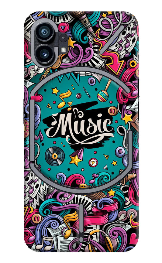 Music Graffiti Nothing Phone 1 Hard Case Back Cover by Casekaro
