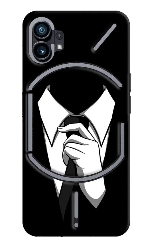 Black Tie Nothing Phone 1 Hard Case Back Cover by Casekaro
