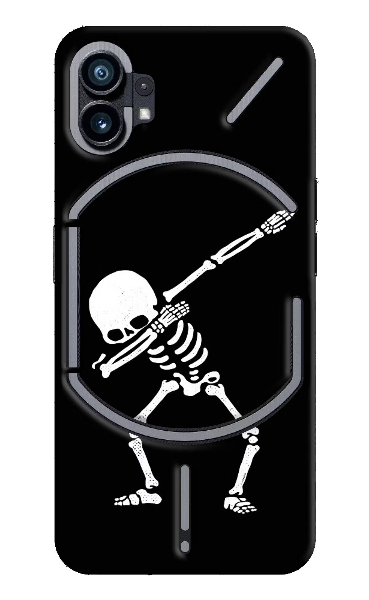 Dabbing Skeleton Art Nothing Phone 1 Hard Case Back Cover by Casekaro
