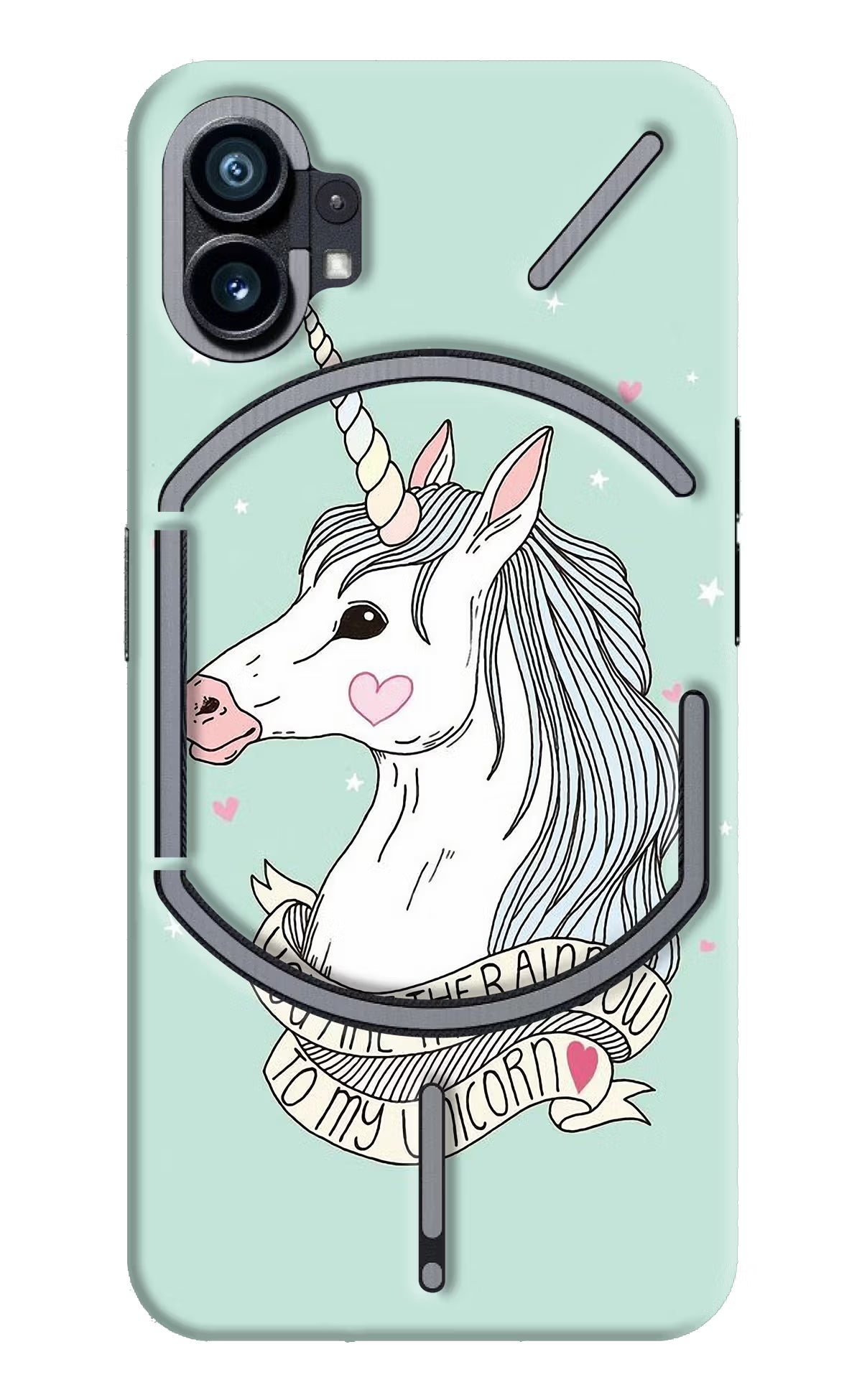 Unicorn Wallpaper Nothing Phone 1 Hard Case Back Cover by Casekaro