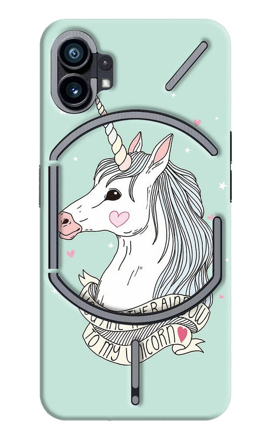 Unicorn Wallpaper Nothing Phone 1 Hard Case Back Cover by Casekaro