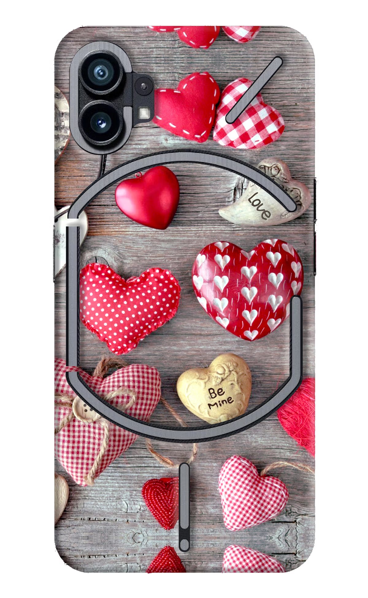 Love Wallpaper Nothing Phone 1 Hard Case Back Cover by Casekaro