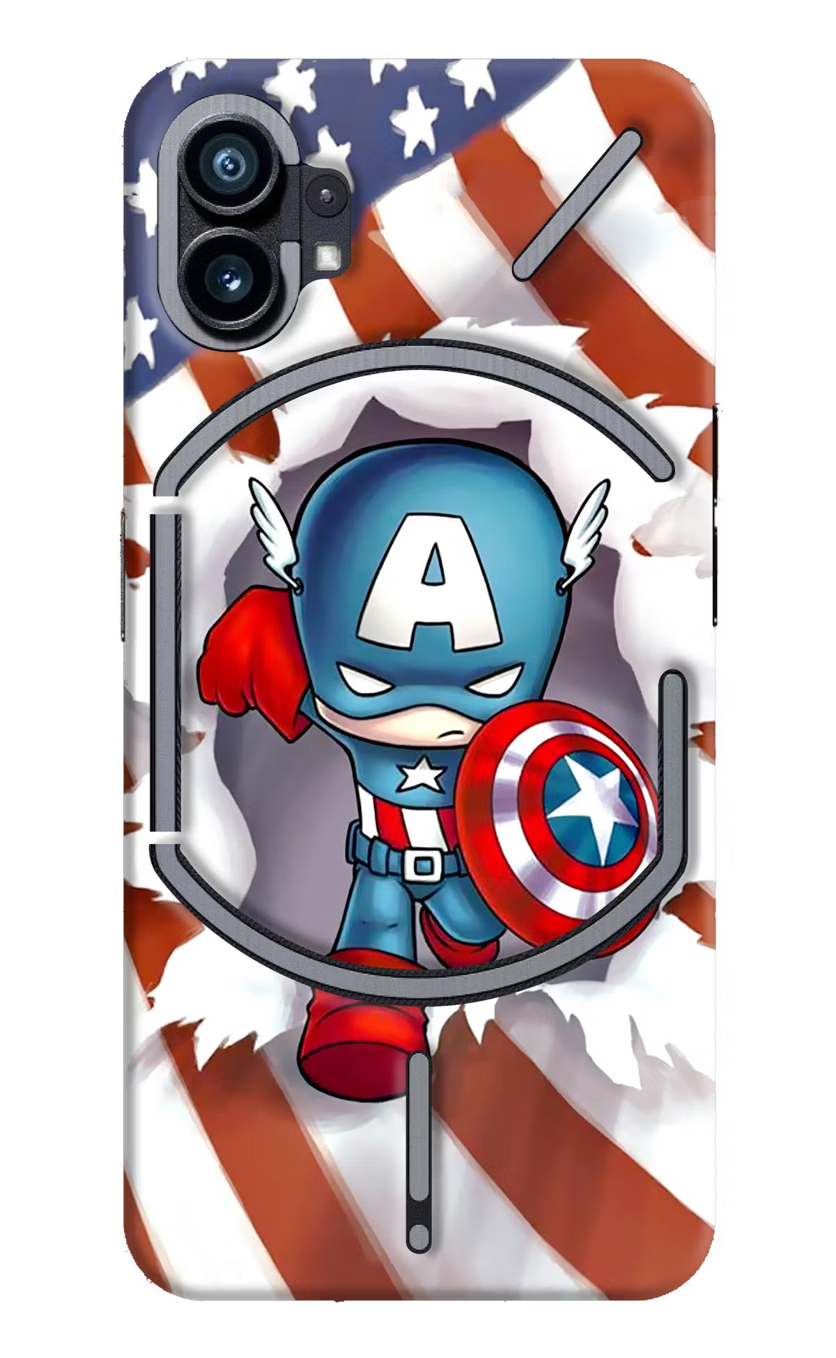 Captain America Nothing Phone 1 Hard Case Back Cover by Casekaro