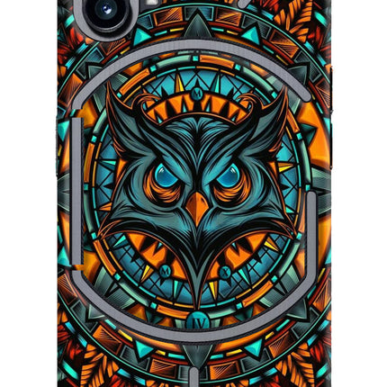 Angry Owl Art Nothing Phone 1 Hard Case Back Cover by Casekaro