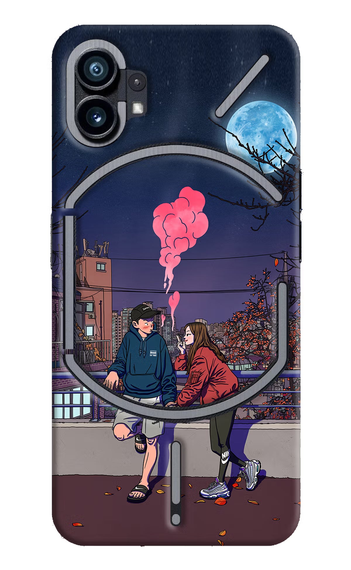 Chilling Couple Nothing Phone 1 Hard Case Back Cover by Casekaro