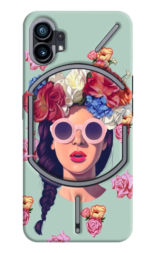 Pretty Girl Nothing Phone 1 Hard Case Back Cover by Casekaro