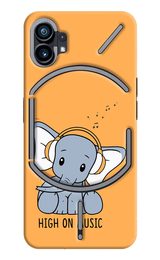 High On Music Nothing Phone 1 Hard Case Back Cover by Casekaro
