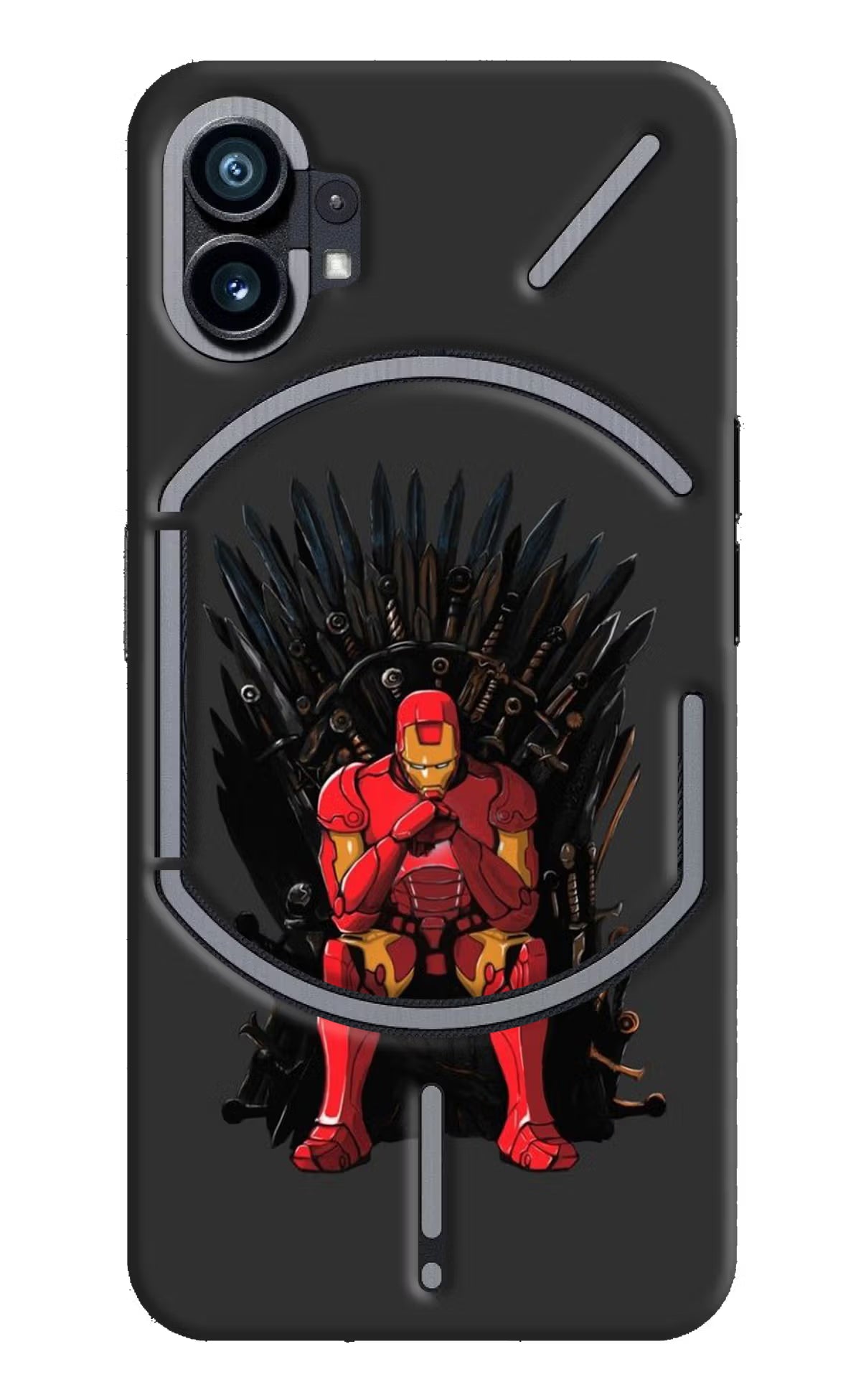 Ironman Throne Nothing Phone 1 Hard Case Back Cover by Casekaro