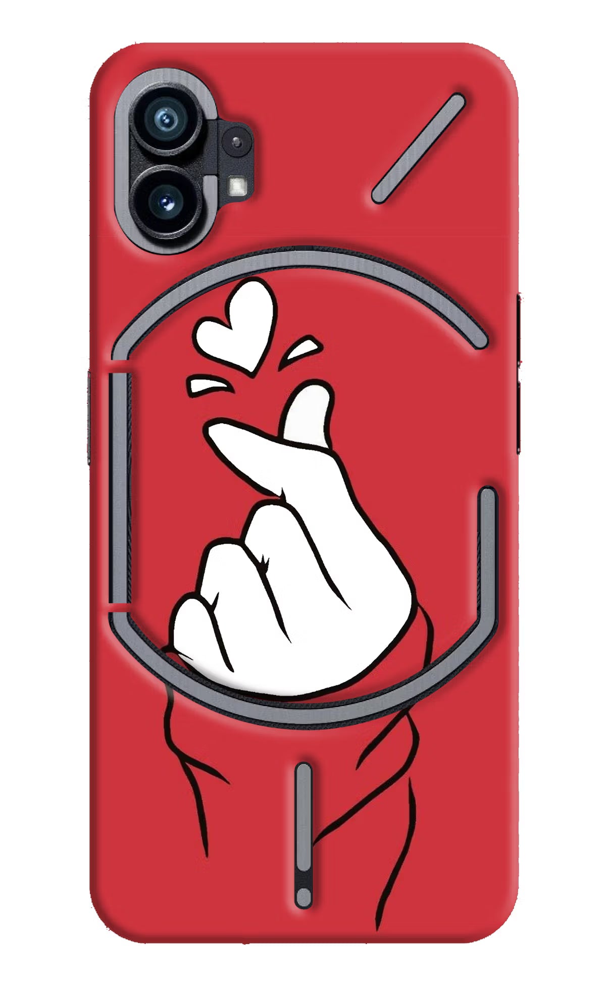 Korean Love Sign Nothing Phone 1 Hard Case Back Cover by Casekaro