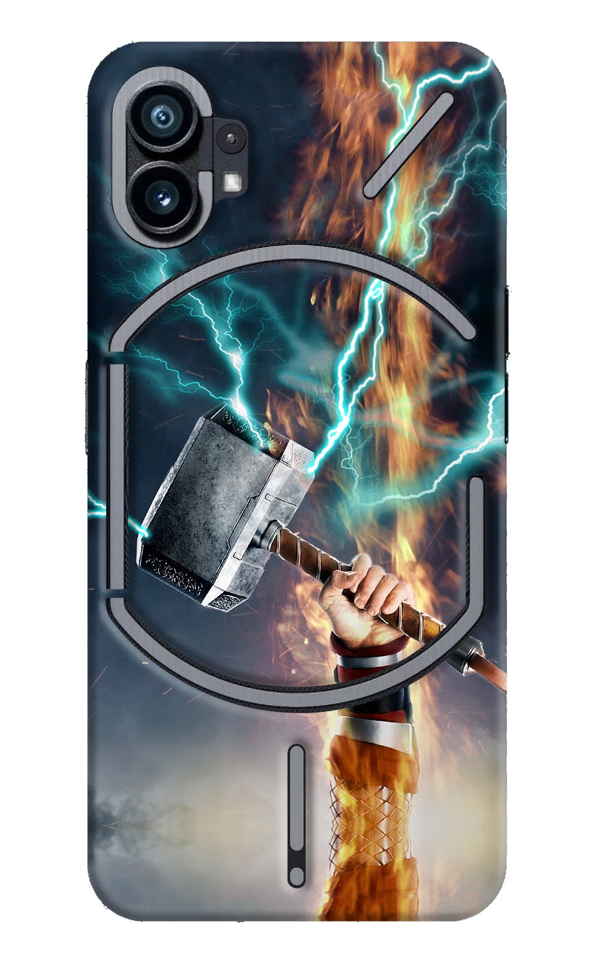 Thor Hammer Mjolnir Nothing Phone 1 Hard Case Back Cover by Casekaro