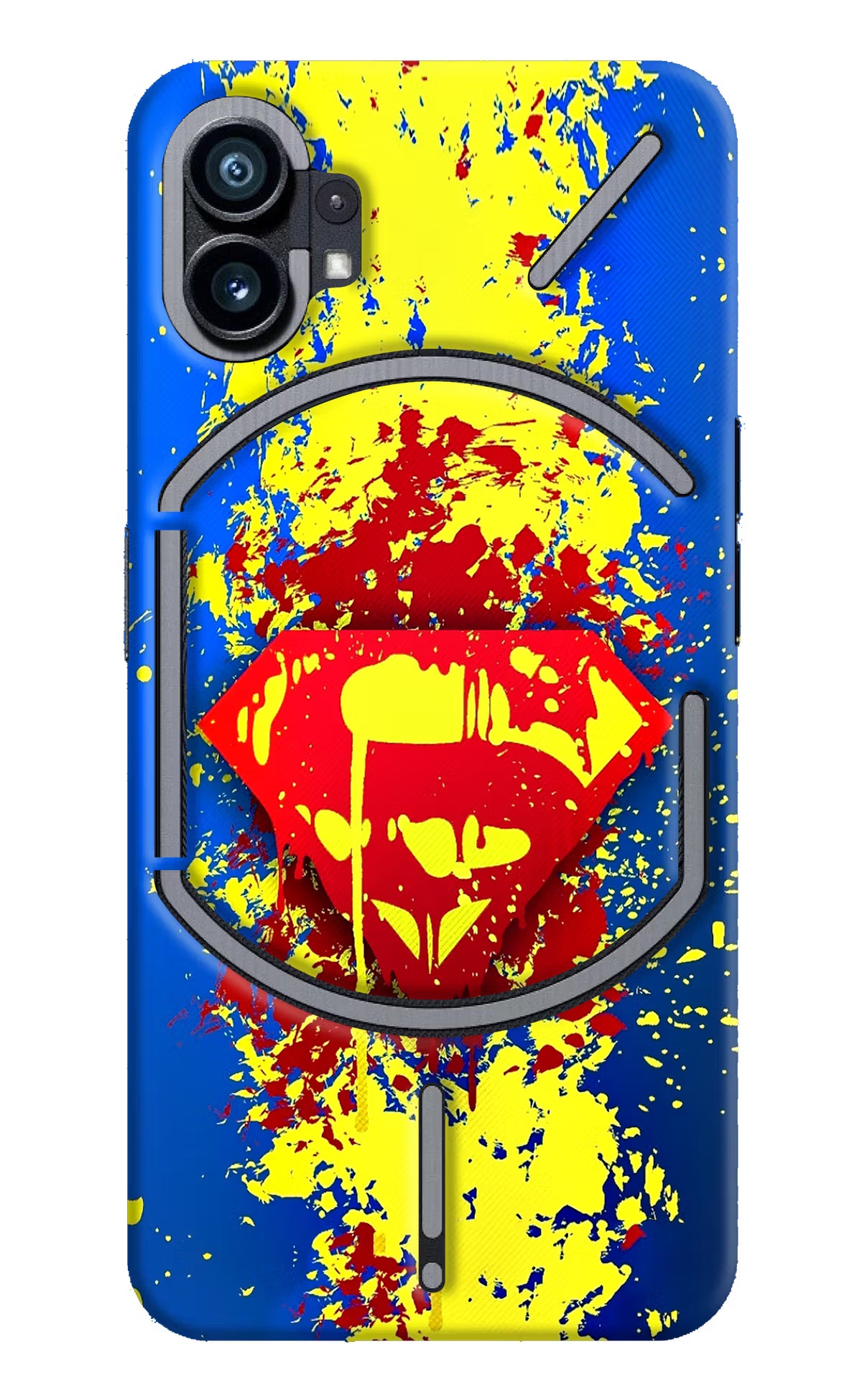 Superman logo Nothing Phone 1 Hard Case Back Cover by Casekaro