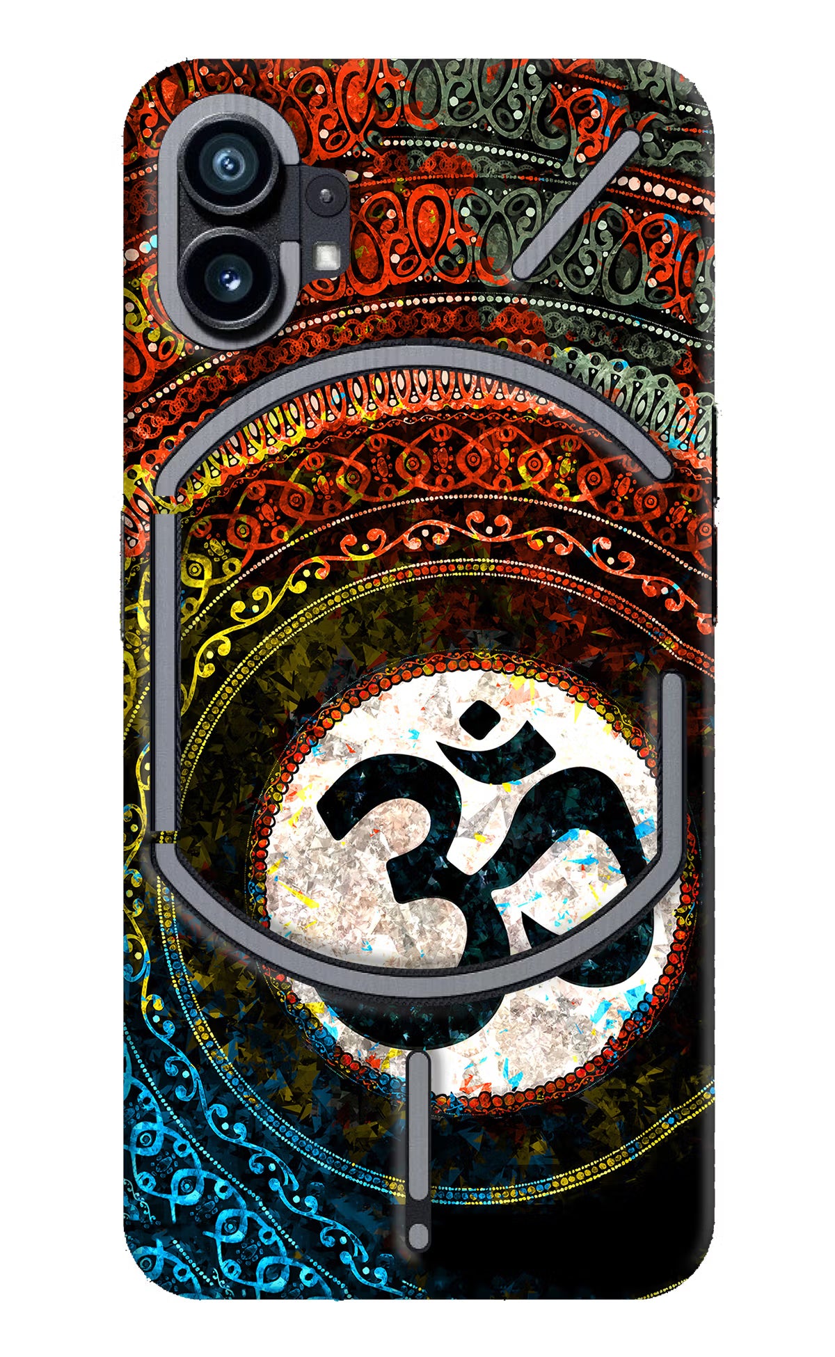Om Cultural Nothing Phone 1 Hard Case Back Cover by Casekaro
