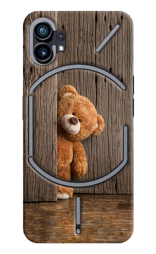 Teddy Wooden Nothing Phone 1 Hard Case Back Cover by Casekaro
