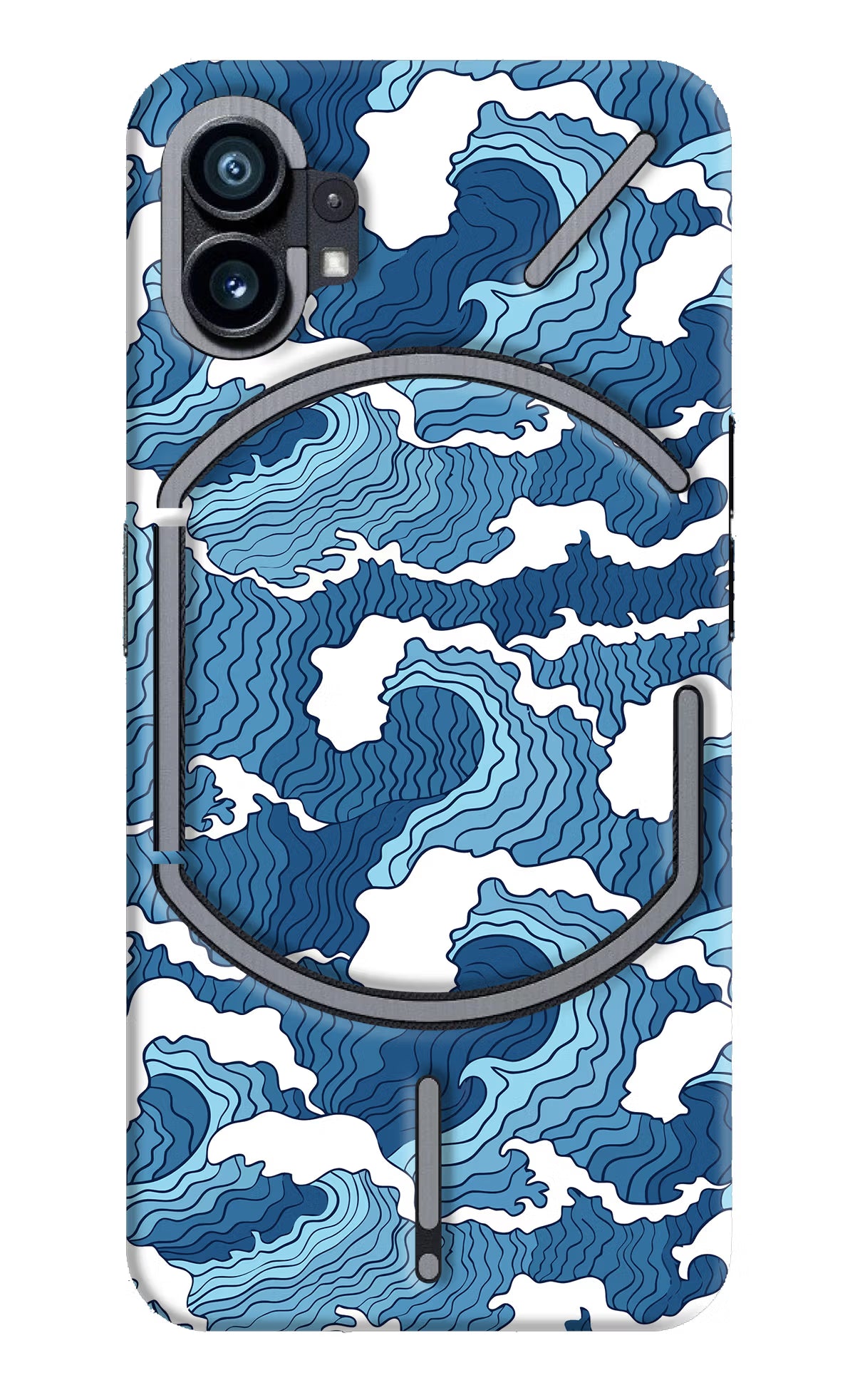 Blue Waves Nothing Phone 1 Hard Case Back Cover by Casekaro