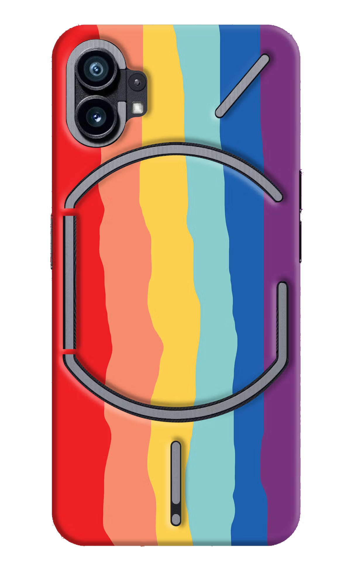 Rainbow Nothing Phone 1 Hard Case Back Cover by Casekaro