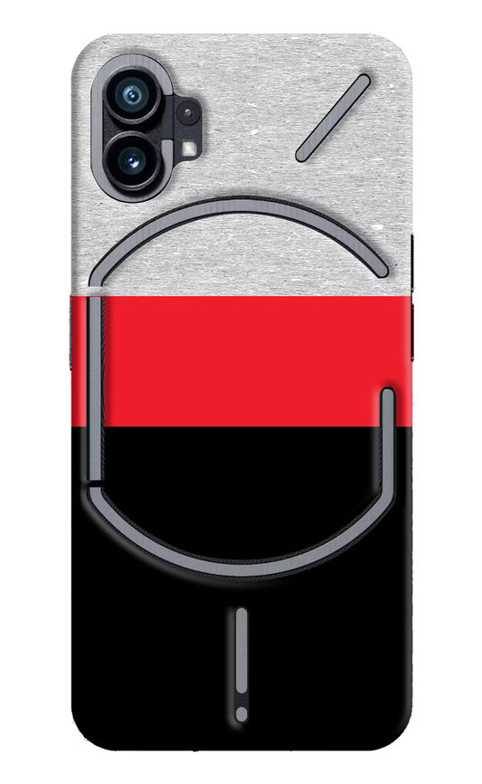 Tri Color Pattern Nothing Phone 1 Hard Case Back Cover by Casekaro