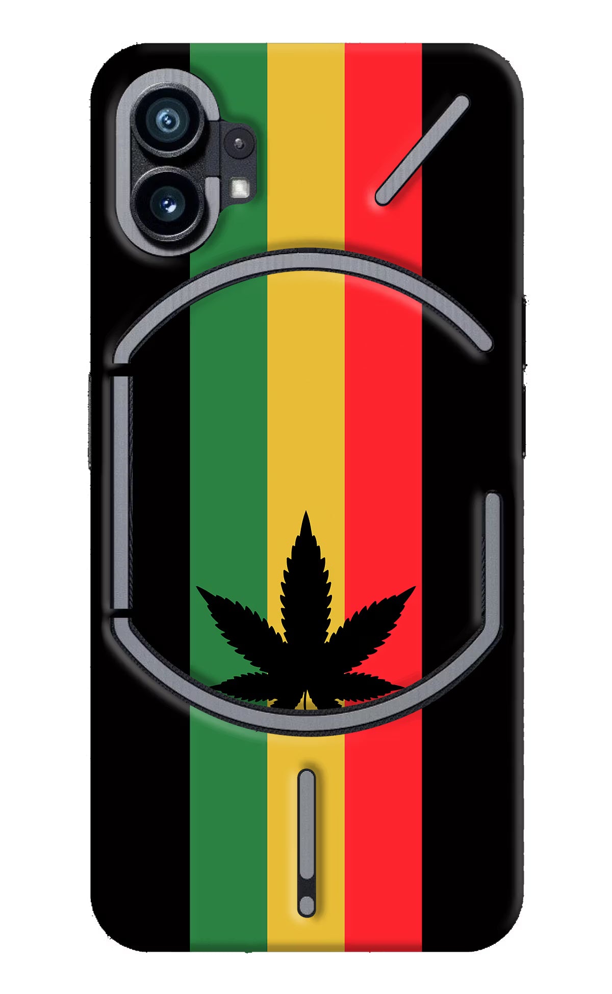 Weed Flag Nothing Phone 1 Hard Case Back Cover by Casekaro