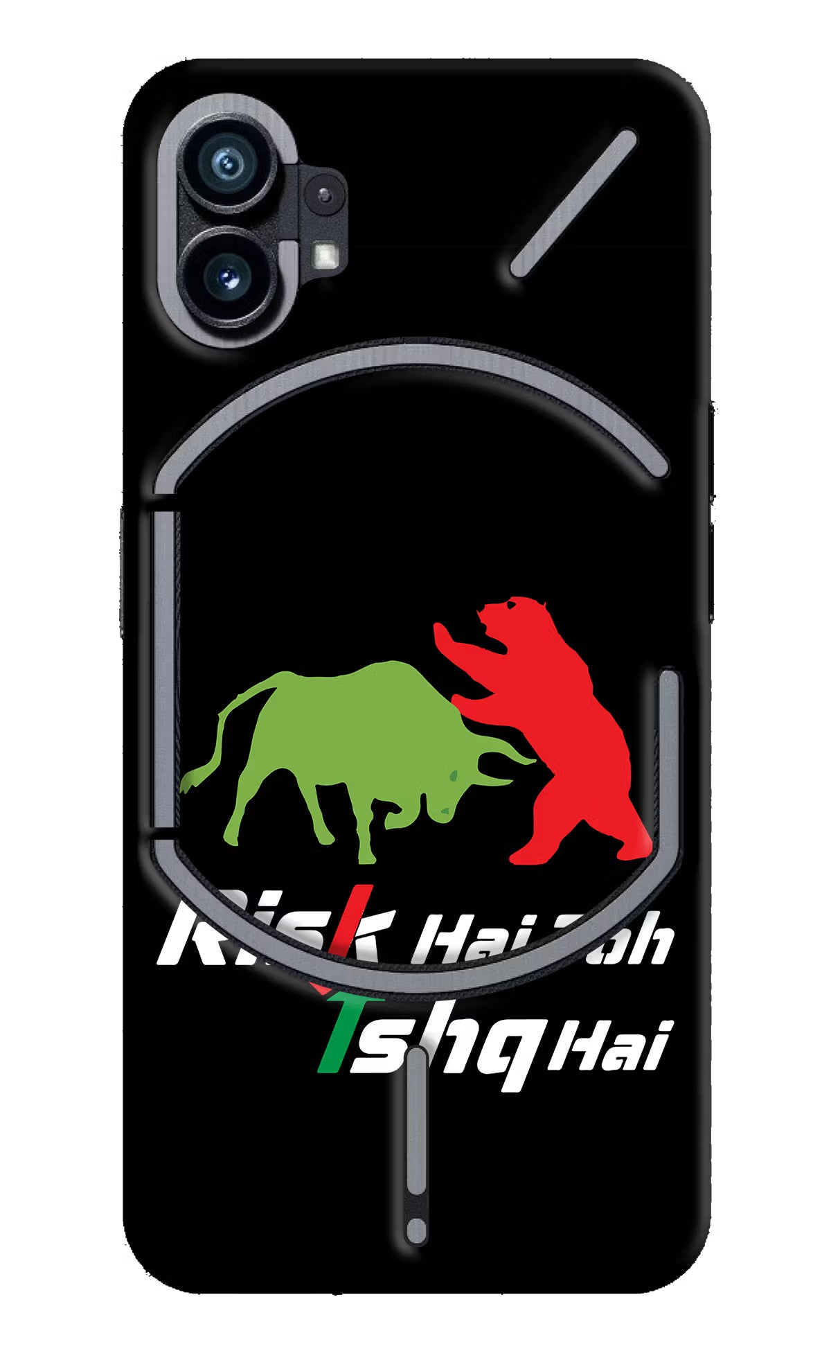 Risk Hai Toh Ishq Hai Nothing Phone 1 Hard Case Back Cover by Casekaro