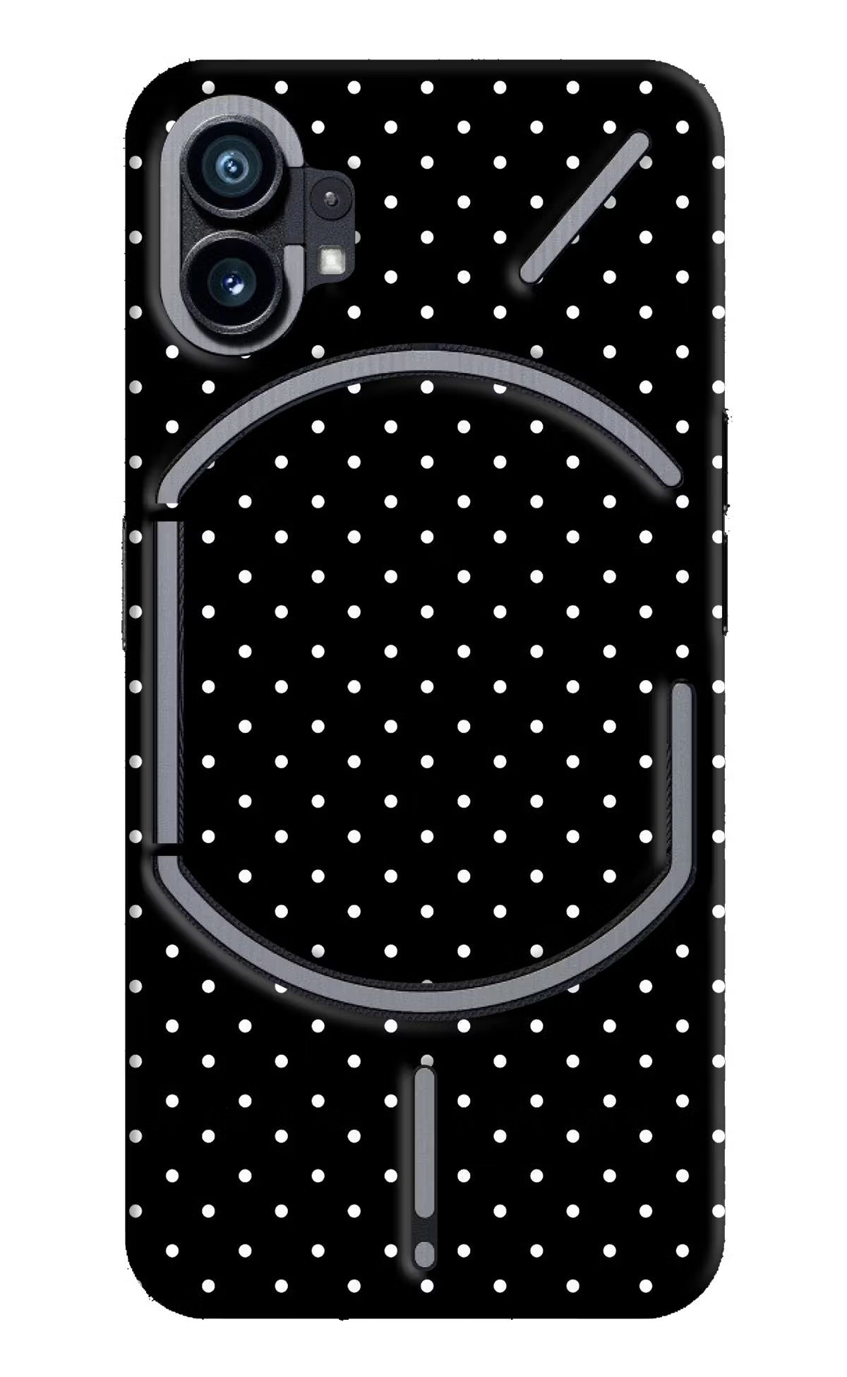 White Dots Nothing Phone 1 Hard Case Back Cover by Casekaro