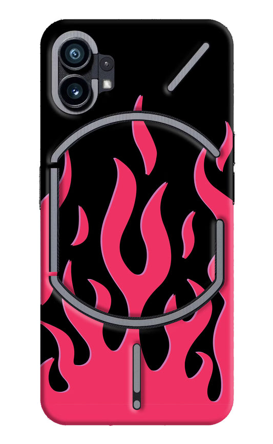 Fire Flames Nothing Phone 1 Hard Case Back Cover by Casekaro