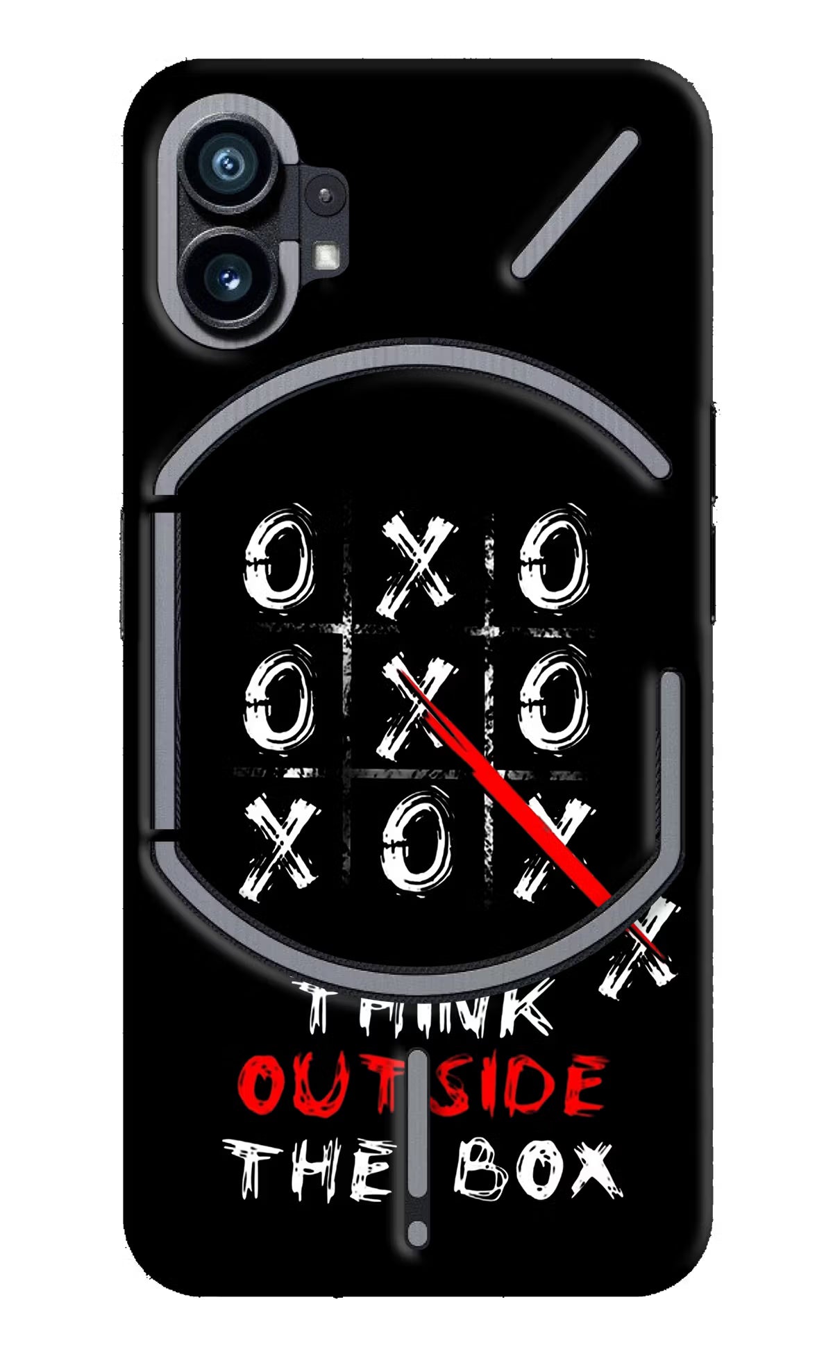 Think out of the BOX Nothing Phone 1 Hard Case Back Cover by Casekaro