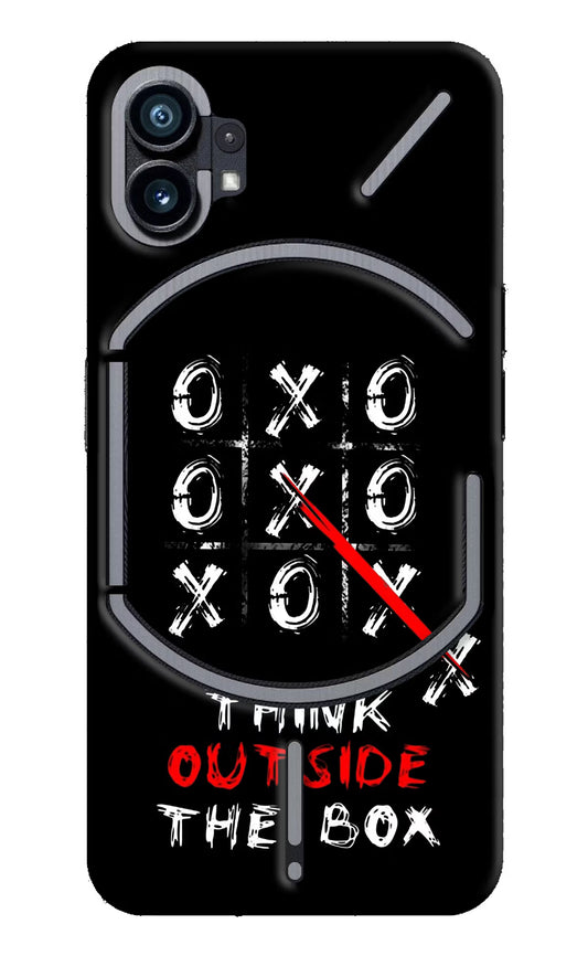Think out of the BOX Nothing Phone 1 Hard Case Back Cover by Casekaro
