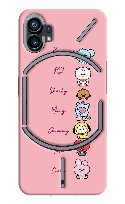 BTS names Nothing Phone 1 Hard Case Back Cover by Casekaro