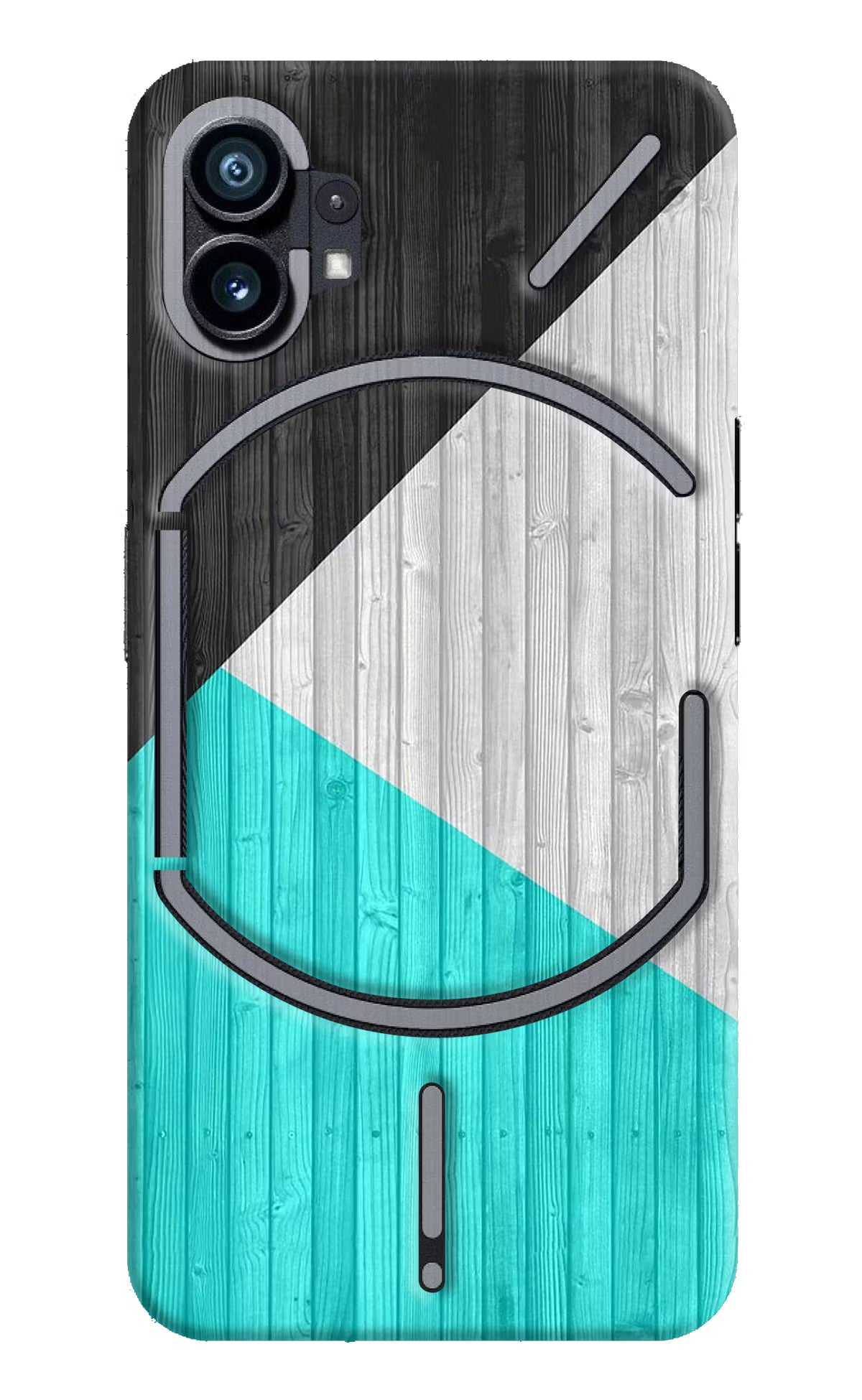 Wooden Abstract Nothing Phone 1 Hard Case Back Cover by Casekaro