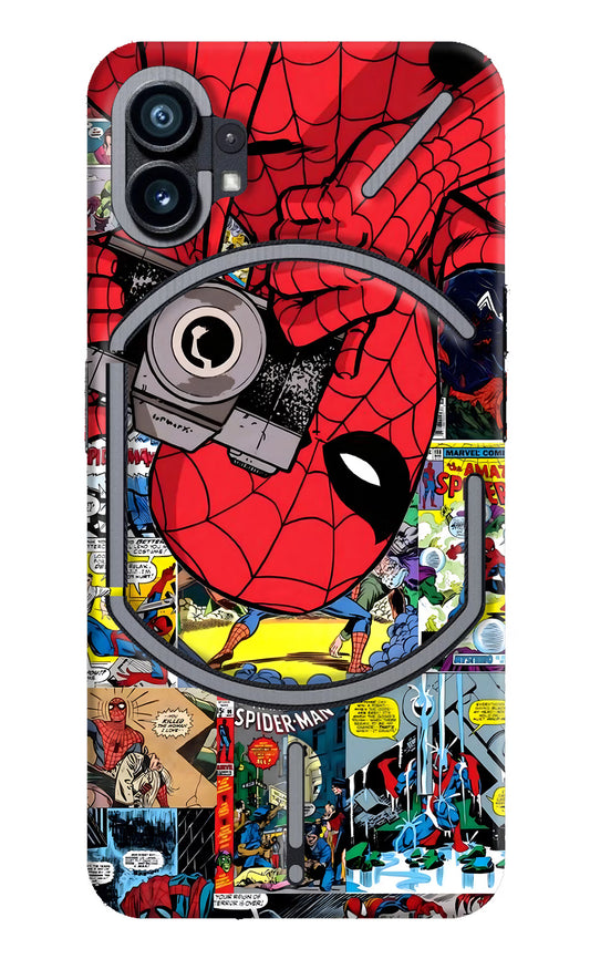 Spider Man Nothing Phone 1 Hard Case Back Cover by Casekaro
