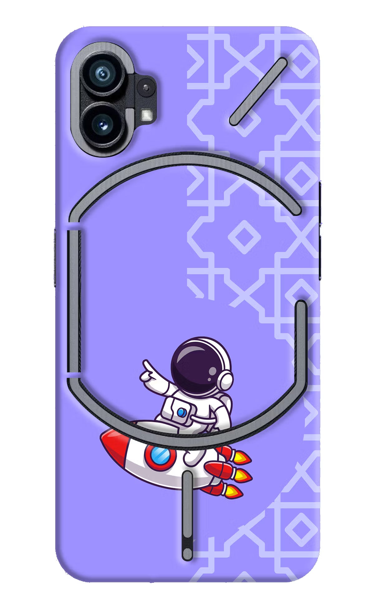 Cute Astronaut Nothing Phone 1 Hard Case Back Cover by Casekaro