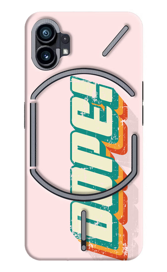 Dope Nothing Phone 1 Hard Case Back Cover by Casekaro