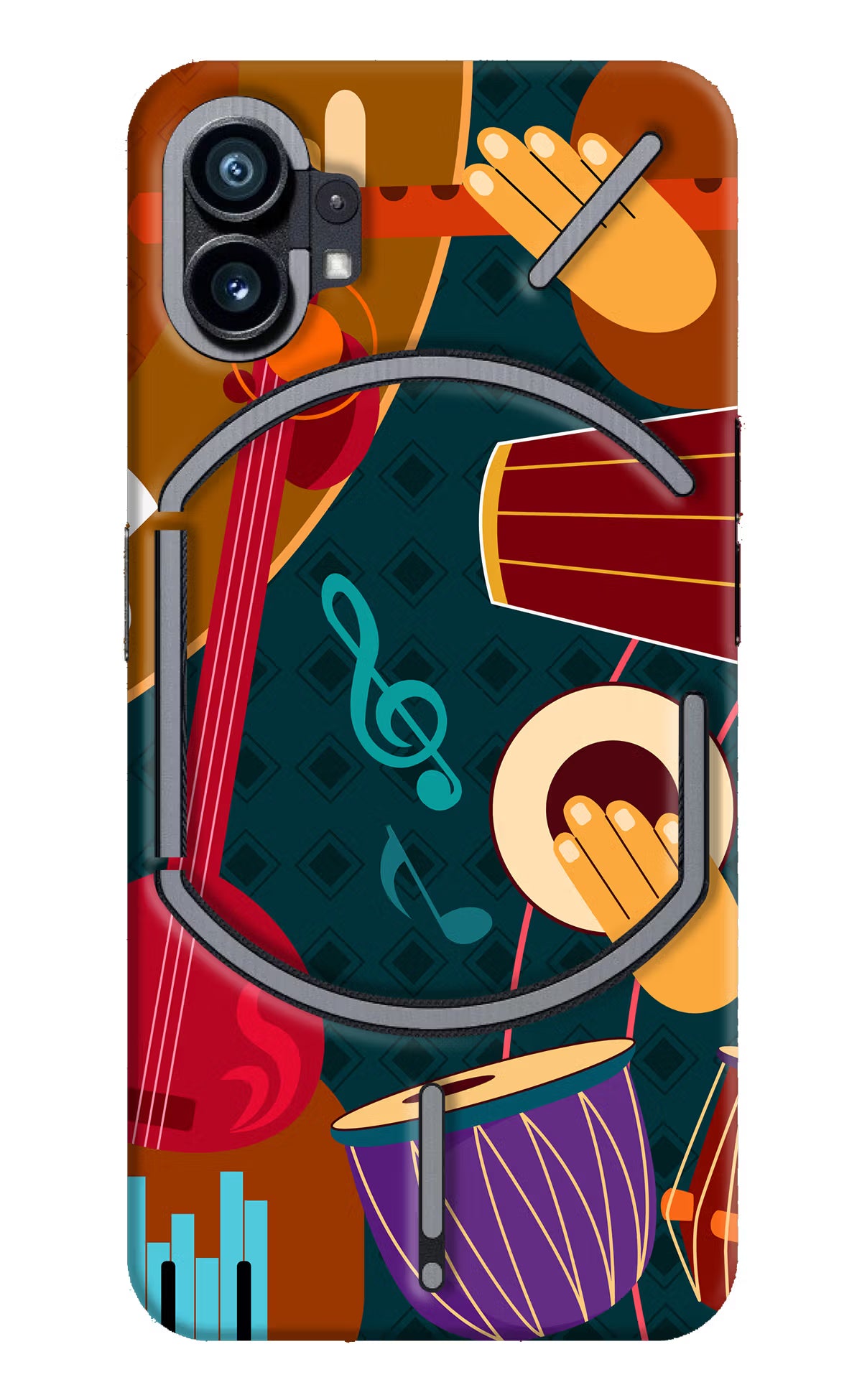 Music Instrument Nothing Phone 1 Hard Case Back Cover by Casekaro