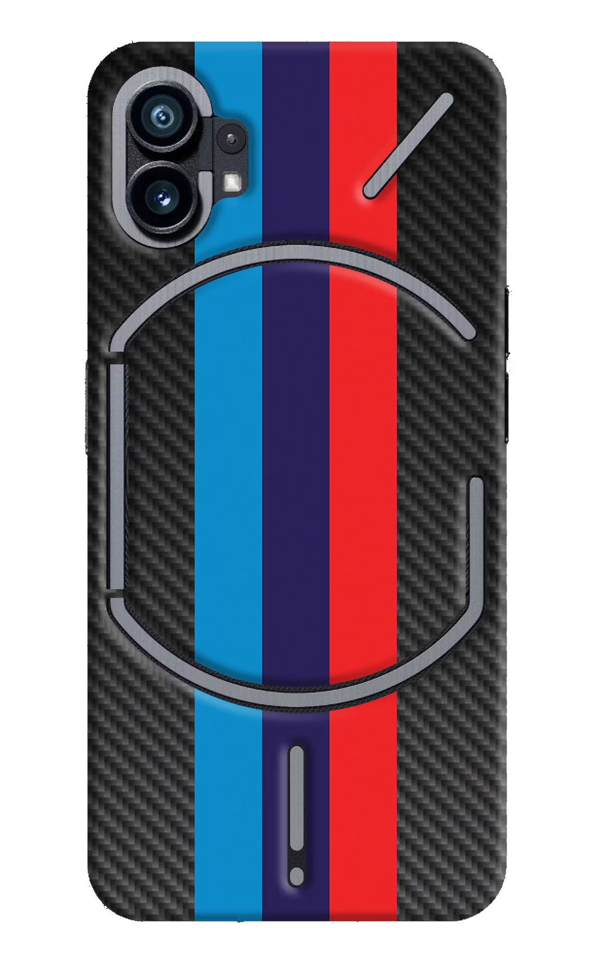 BMW Stripes Pattern Nothing Phone 1 Hard Case Back Cover by Casekaro