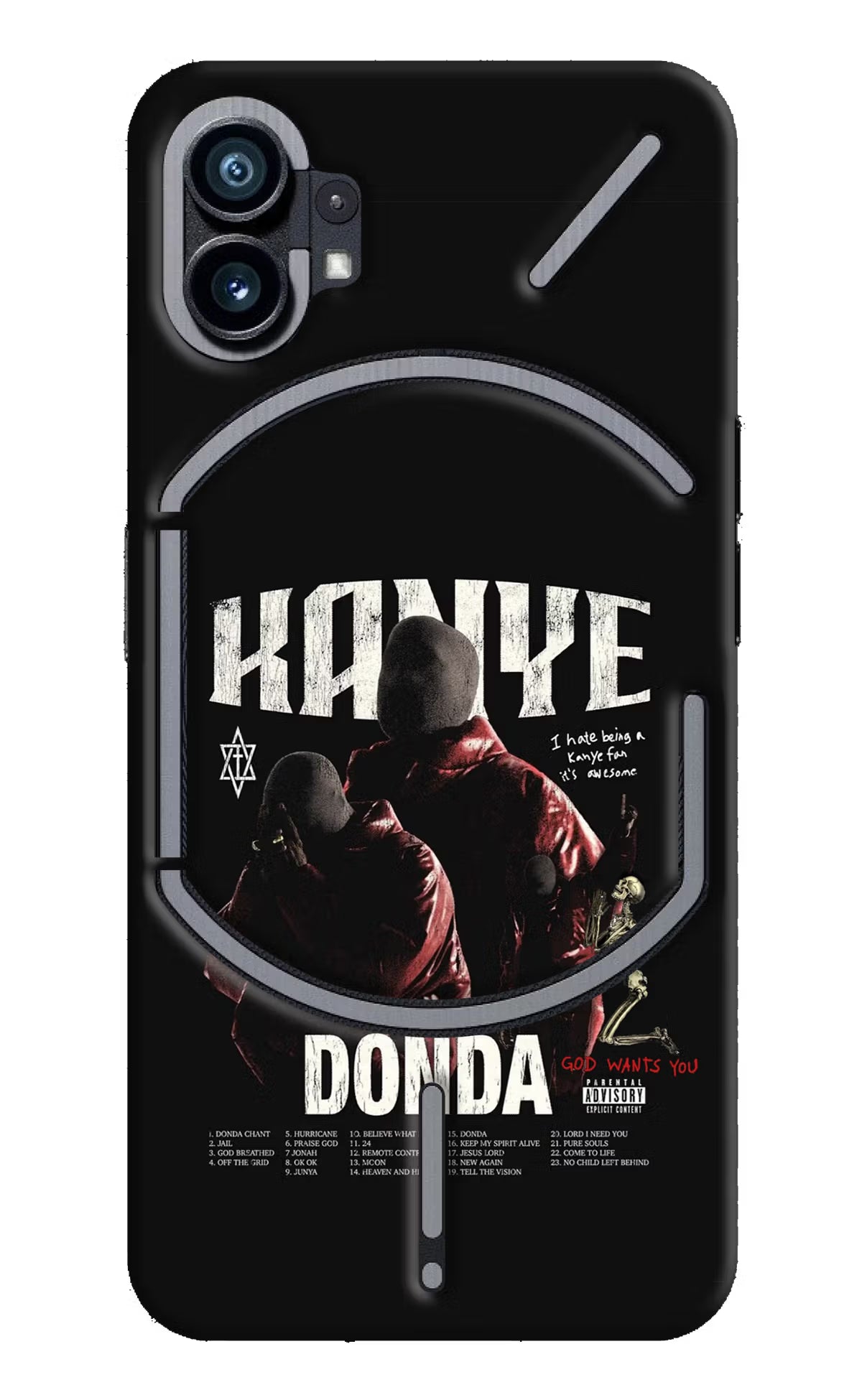 Donda Kanye West Nothing Phone 1 Hard Case Back Cover by Casekaro
