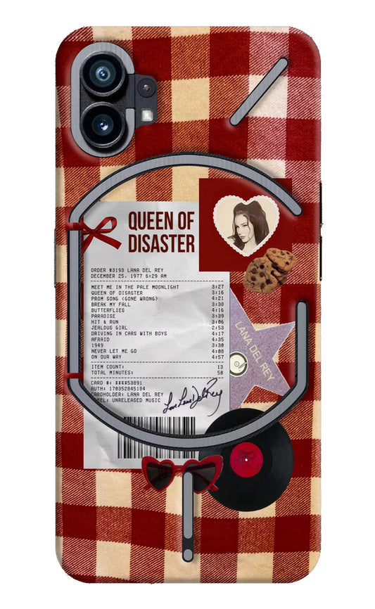Queen of Disaster Nothing Phone 1 Hard Case Back Cover by Casekaro